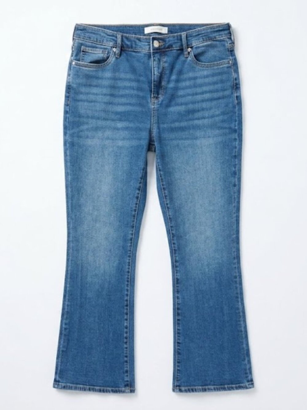 LOFT Blue High Rise Flare Jeans